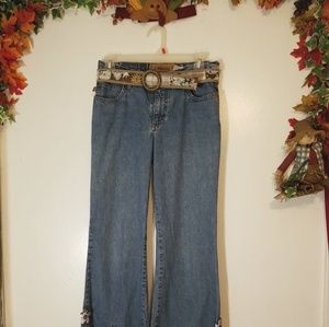 ♀Woman's♀🎩Vintage🎩🔔Bell Bottom🔔👖Blue Jean's👖